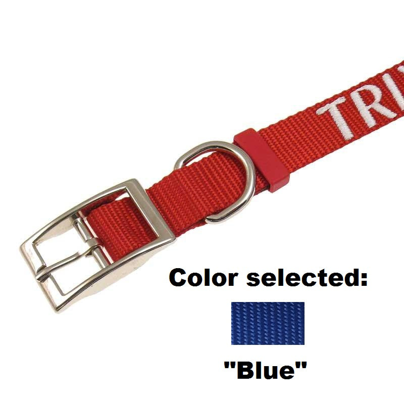 Dog Collar - 1" Width - Personalized Embroidery (Traditional Style), - Lucky Pet